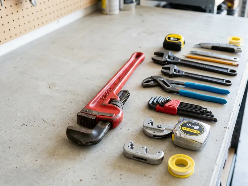 Professional plumbers in Retreat, TX equipped with top-tier tools for residential and commercial plumbing services.